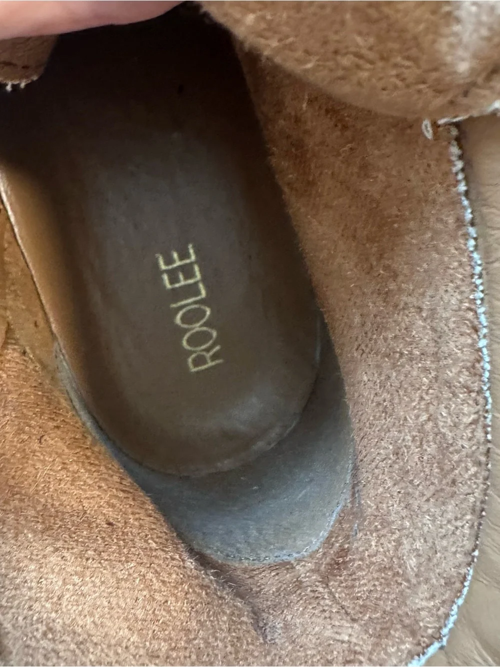 Roolee Leather Boots Women's 7 Just Wandering Ankle Lace Up/ Zip Up Brown